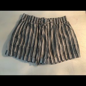 💚2/30 Blue and White Cisono stripped shorts